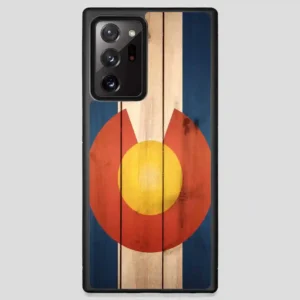 Wood Colorado State Flag Cool Samsung Galaxy Note 20 Ultra Case
