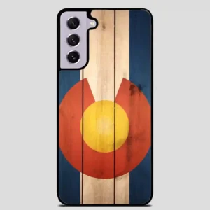 Wood Colorado State Flag Cool Samsung Galaxy S21 Case