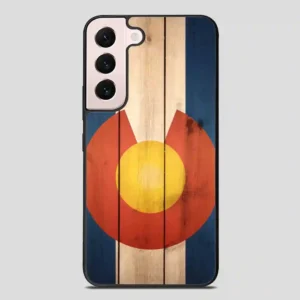 Wood Colorado State Flag Cool Samsung Galaxy S22 Plus Case