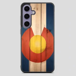 Wood Colorado State Flag Cool Samsung Galaxy S23 FE Case