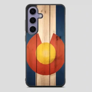Wood Colorado State Flag Cool Samsung Galaxy S24 Case