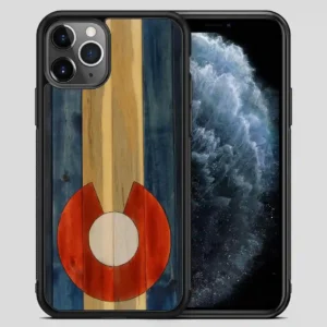 Wood Colorado State Flag Vintage iPhone 11 Pro Max Case