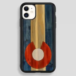 Wood Colorado State Flag Vintage iPhone 12 Case