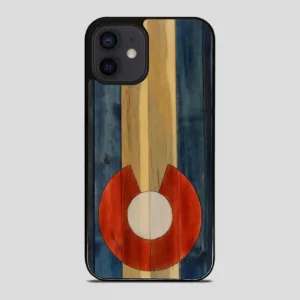 Wood Colorado State Flag Vintage iPhone 12 Mini Case