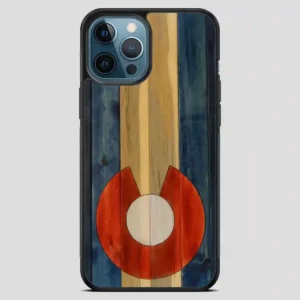 Wood Colorado State Flag Vintage iPhone 12 Pro Max Case