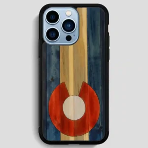 Wood Colorado State Flag Vintage iPhone 13 Pro Max Case
