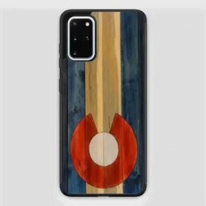 Wood Colorado State Flag Vintage Samsung Galaxy S20 Plus Case