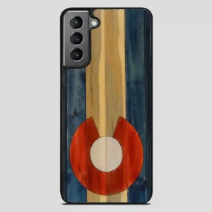 Wood Colorado State Flag Vintage Samsung Galaxy S21 FE Case