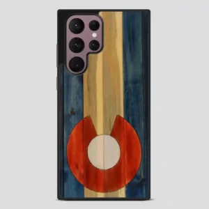 Wood Colorado State Flag Vintage Samsung Galaxy S22 Ultra Case