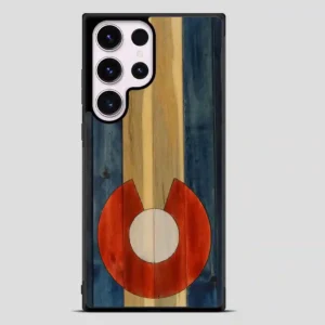Wood Colorado State Flag Vintage Samsung Galaxy S23 Ultra Case