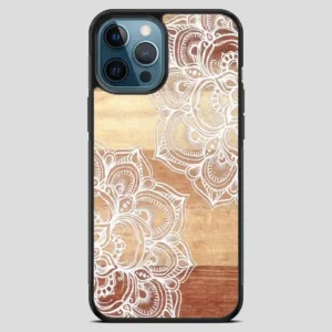 Wood Mandala iPhone 12 Pro Max Case