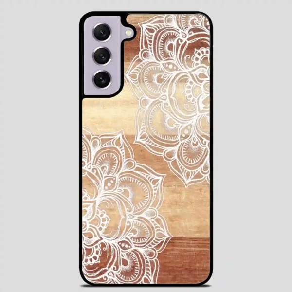 Wood Mandala Samsung Galaxy S21 Case
