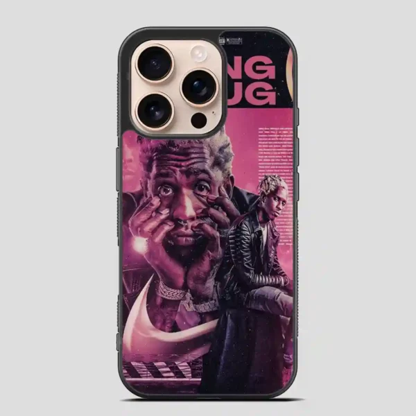 Young Thug Wallpaper iPhone 16 Pro Case