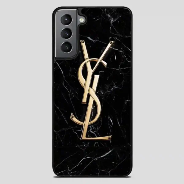 Ysl Black Marble Samsung Galaxy S21 Plus Case