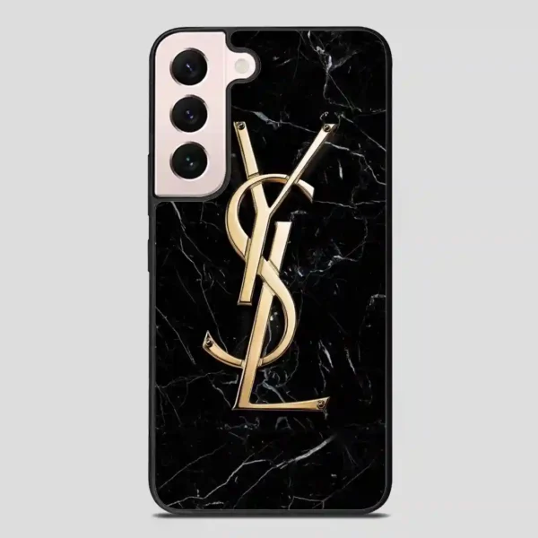 Ysl Black Marble Samsung Galaxy S22 Plus Case