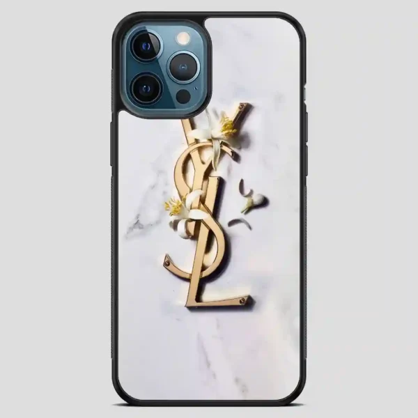 Ysl White Marble iPhone 12 Pro Max Case