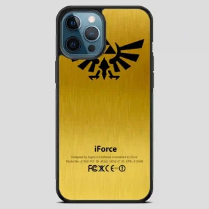 Zelda Force Logo On Gold Iforce iPhone 12 Pro Max Case