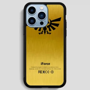 Zelda Force Logo On Gold Iforce iPhone 13 Pro Max Case