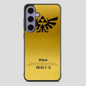 Zelda Force Logo On Gold Iforce Samsung Galaxy S24 Case