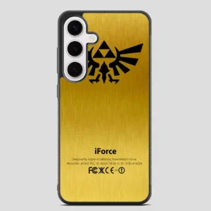Zelda Force Logo On Gold Iforce Samsung Galaxy S24 FE Case